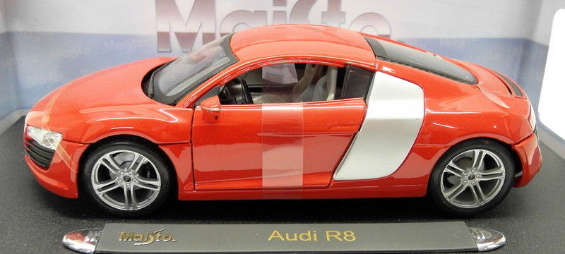 Maisto 1/18 Scale Diecast - 36143 Audi R8 Red Model Car | eBay