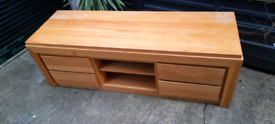Solid Oak TV 📺 unit with 4 draws