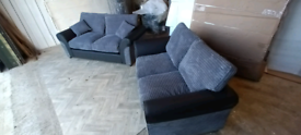 2 seater sofa and sofa bed like new 