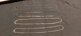 925 Silver Necklaces. 