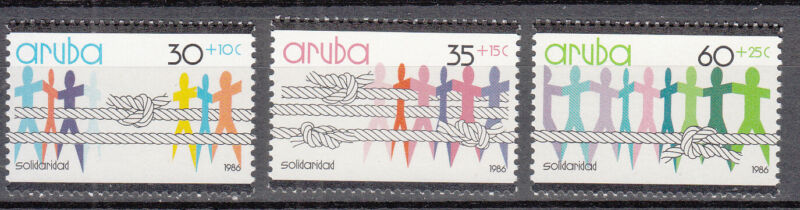 Aruba - 1986 Social Projects Sc# B1/B3 - Mnh (7395)
