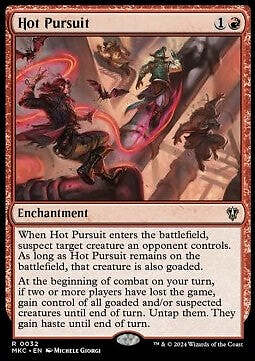 Magic/Mtg Hitzige Verfolgungsjagd Mkc-32 Rare Deutsch Neu