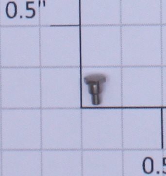 Lionel 8045-54 1/8''OD x 3/16''L Eccentric Rod Hex Head Rivet