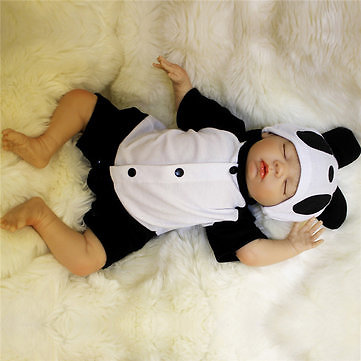 Lovely 18inch Soft Silicone Vinyl Real Life  Boy Reborn Baby Newborn Baby Doll