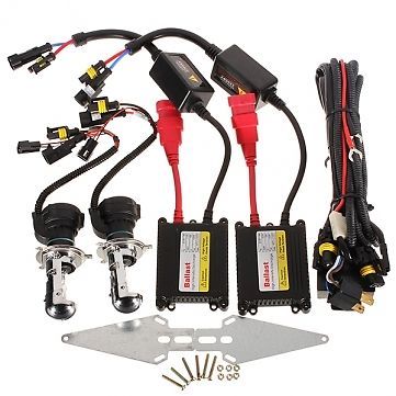 Kit Fari Bi Xeno Bi-Xenon H4-3 35W Watt 6000k Slim Xenon Digitale H4 Bixenon hsb