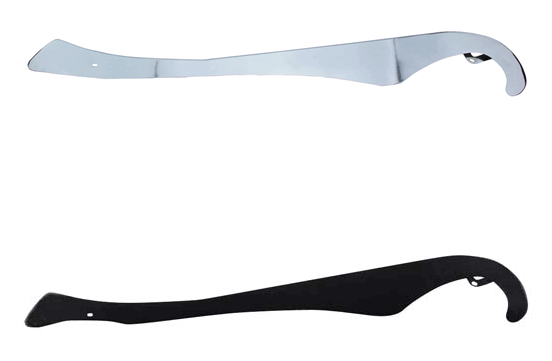 NEW BlCYCLE CHAlN GUARD FOR 26" STRETCH BlKE, CHROME OR BLACK.