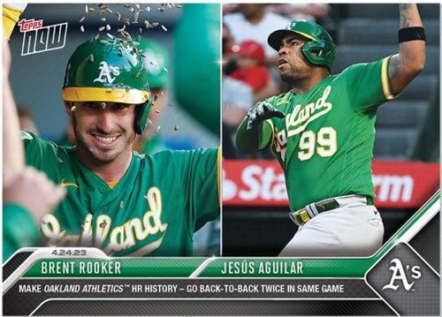 2023 Topps Now - Brent Rooker Jesus Aguilar #180