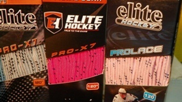 Elite Hockey Pro Laces-Great Colors..You Get 6 Pair! 120 Inches-U Pik Color!