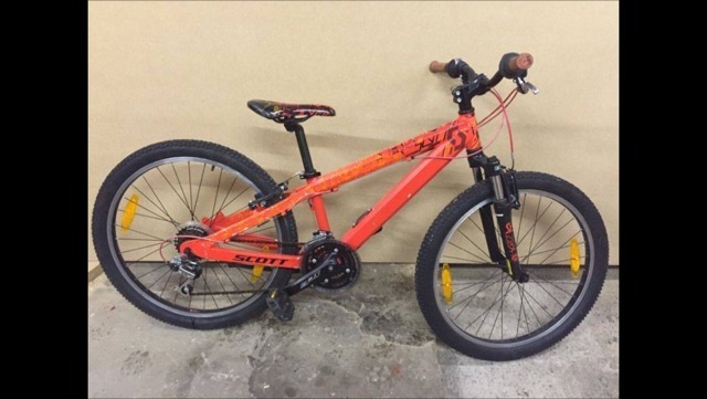 scott ebike orange