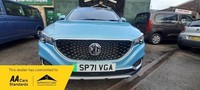 2021 MG ZS EXCLUSIVE EV, 44.5 kWh PAN ROOF, LEATHER, TOP SPEC HATCHBACK Electric