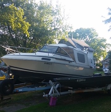 1979 Regal 24' Cuddy Cabin & Trailer - Iowa