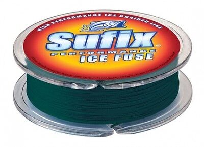 Sufix Performance Ice Fuse Fishing Line Neon Fire 50 yds