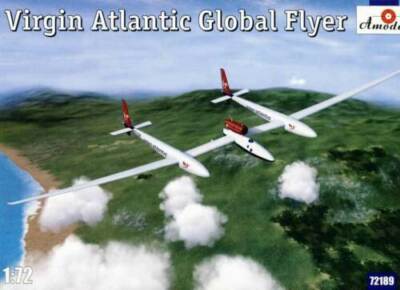 Amodel 72189 Virgin Atlantic Global Flyer Airplane model kit 1/72 scale plastic