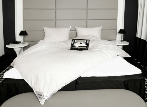Weiße Bettwäsche