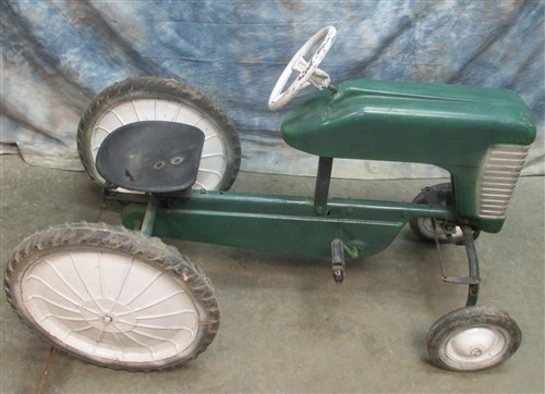 John Deere Pedal Car Oliver Tractor Power Steering Vintage Farm Ride On Toy