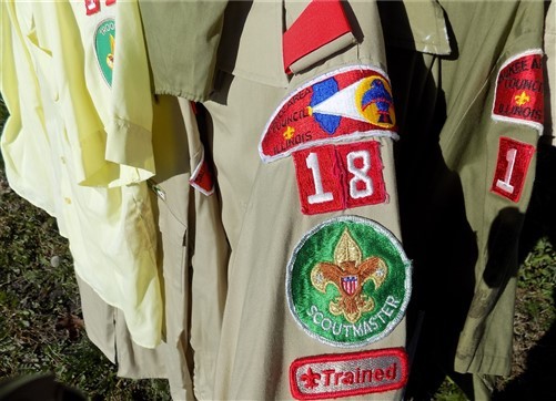 Boy Scout Uniform Shirts Pants Hat Sash Belt Vest Lot Costume Cosplay Vintage