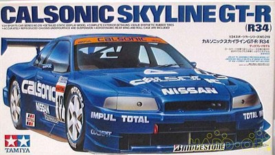 Tamiya 1/24 Calsonic Skyline Gt-R R34 4950344242191 Display Model 24219 Car