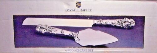 Elegant Royal Limited 2 Piece Silver plated Dessert Set Cake K...