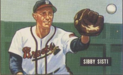 1986 C.C.C. 1951 Bowman Reprints - Sibby Sisti #170