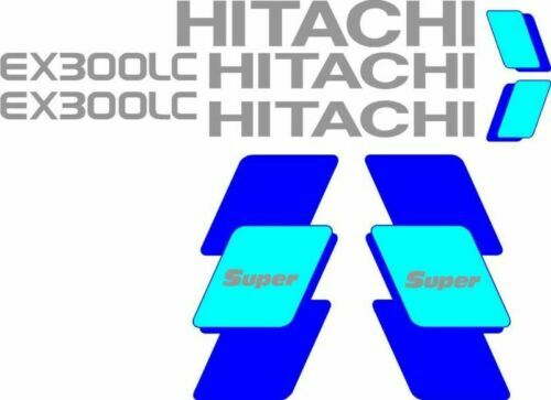 グッズ Fits Hitachi ZX75US-3 Decal Kit Z-Axis Excavator - 7 YEAR OUTDOOR