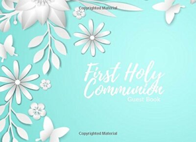 FIRST HOLY COMMUNION GUEST BOOK paperback
