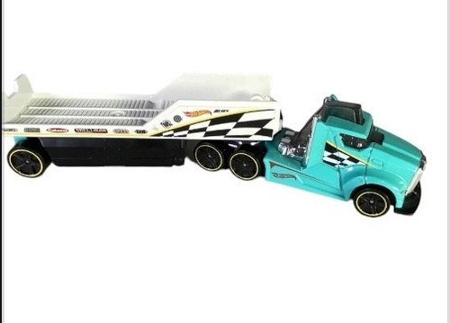 Semi Truck Drivin Wild Car Carrier  Mattel 2014 Driving Hauler