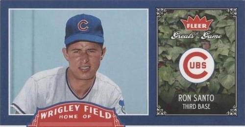 2006 Fleer Greats of the Game - Ron Santo #CHC-RS