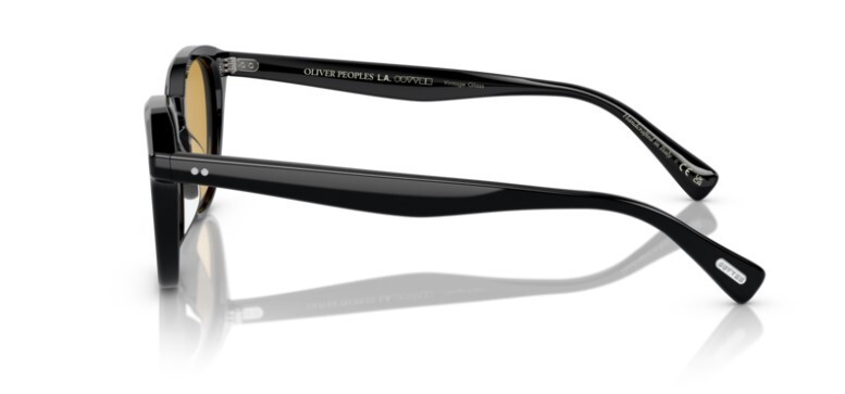 Pre-owned Oliver Peoples 0ov5454su Desmon Sun 10050f Black/mustard Mirrored Sunglasses In Orange