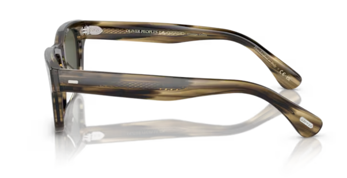 Pre-owned Oliver Peoples Rosson Sun 5540su 171952 Olive Smoke/green Men's Sunglasses