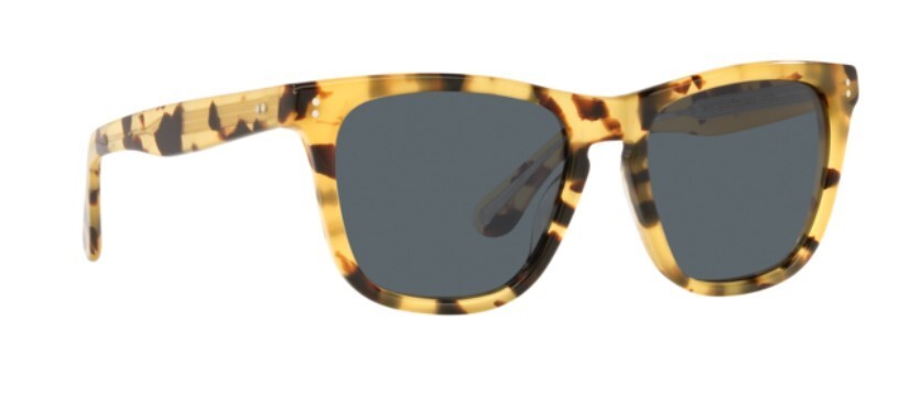 Pre-owned Oliver Peoples 0ov5449su Lynes Sun 1701r5 Ytb Brown/blue Men's Sunglasses