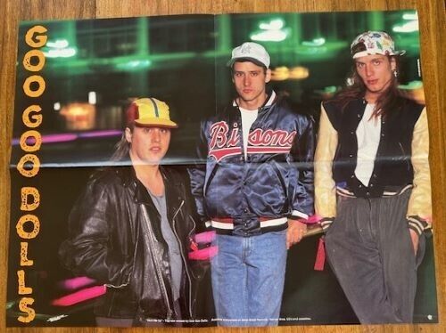 Goo Goo Dolls Hold Me Up Promo Poster 1990 Metal Blade 19"h x 25"w