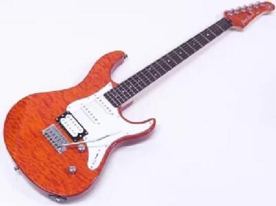 美品YAMAHA PACIFICA212VQM CMB CaramelBrown Yamaha PAC212VQM Caramel Brown Pacifica Electric Guitar