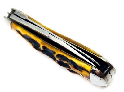 Vintage Case Bros LV 5204 LP Pre Trapper Stag 1900-12 Knife - Rare #1136