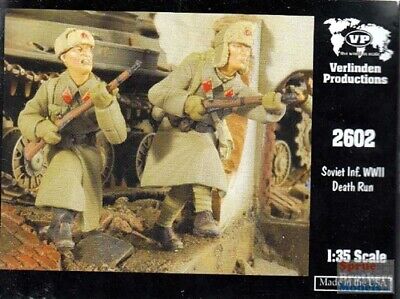 Course de la mort infanterie Soviétique WW2 1/35 Verlinden