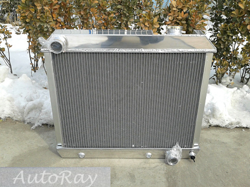  Aluminum Radiator for Chevy Panel Truck C10/C20/C30 Pontiac OLDS 1963-1966 