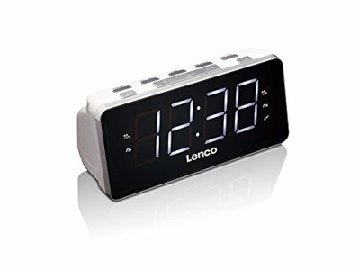 Lenco CR-550 - Wekkerradio - Zilver