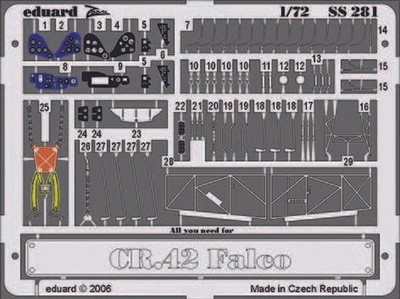Eduard Accessories Ss281 1:72 Cr 42 Falco pour Italeri Kit Jeu de Décharge