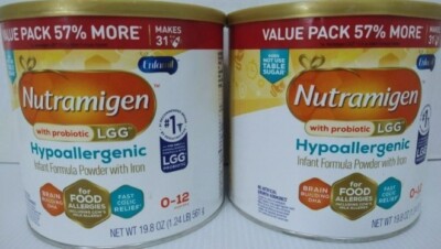 2x Big Cans Enfamil Nutramigen  Hypoallergenic Infant Formula w/Iron, {2025)