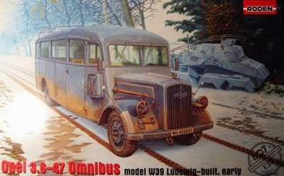 Roden 807 Opel Blitz 3,6-47 Omnibus M.W39 MV SCALE 1/35 NEW