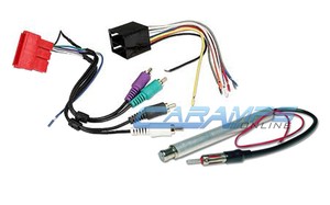 CAR STEREO BOSE CONCERT OR SYMPHONY WIRING HARNESS W ... 04 audi a4 stereo wiring harness 