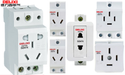 New Delixi DZ47X Series Modular Plug 2,3,4,5 Holes Brand