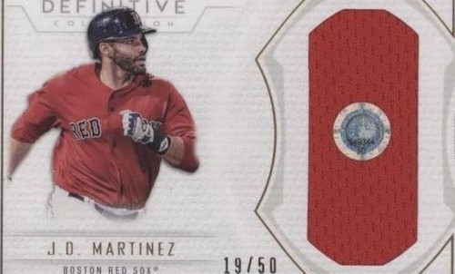 2019 Topps Definitive Collection - J.D. Martinez #DJRC-JM