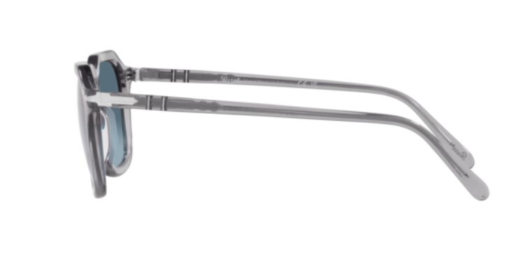 Pre-owned Persol 0po3292s 309/q8 Transparent Grey/azure Blue Gradient Unisex Sunglasses