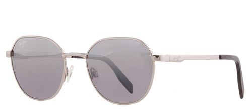 Pre-owned Maui Jim Hukilau Mj 845-11 Silver To Black Dual Mirror Polarized Sunglasses
