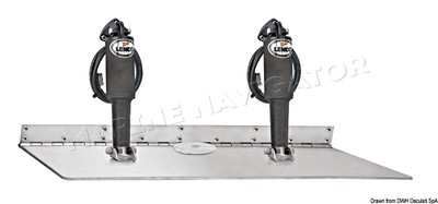 Lenco Super trim tab kit double actuator 24 V