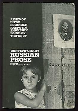 Contemporary Russian Prose Paperback Carl R., Proffer, Ellendea C