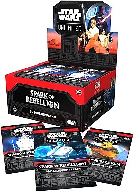 Star Wars: Unlimited TCG Spark of Rebellion Booster Display