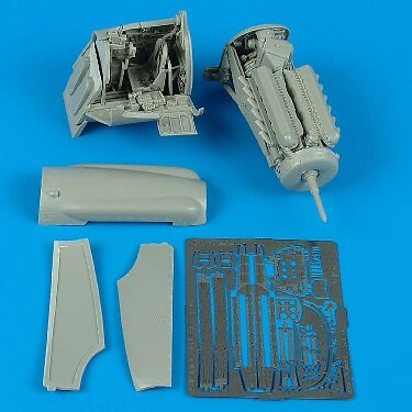 Aires Hobby 4343 1:48 Spitfire F Mk 24 Detail Set For ARX
