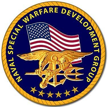 3 inch Round Naval Special Warfare Development Group Seal Sticker (devgru)