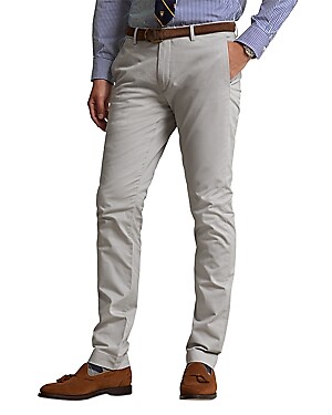Polo Ralph Lauren Mens Stretch Slim Fit Chinos Grey 36 x 32